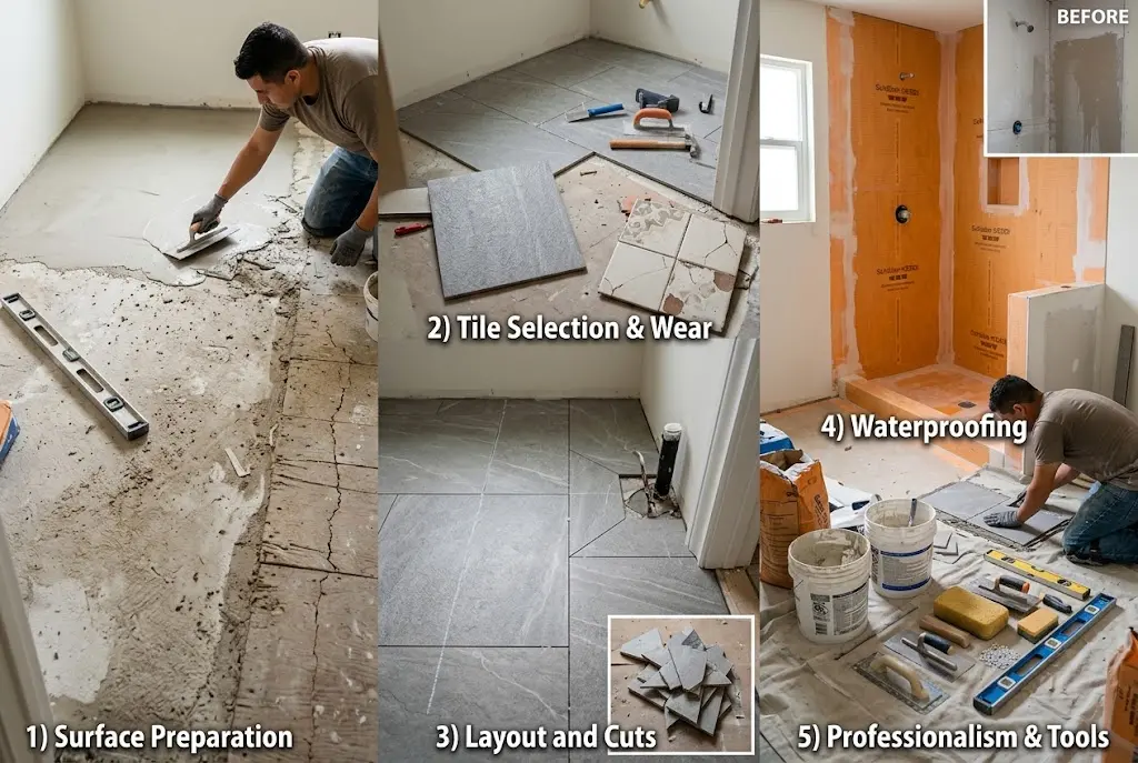 5 Mistakes to Avoid During Tile Installation in Glendora